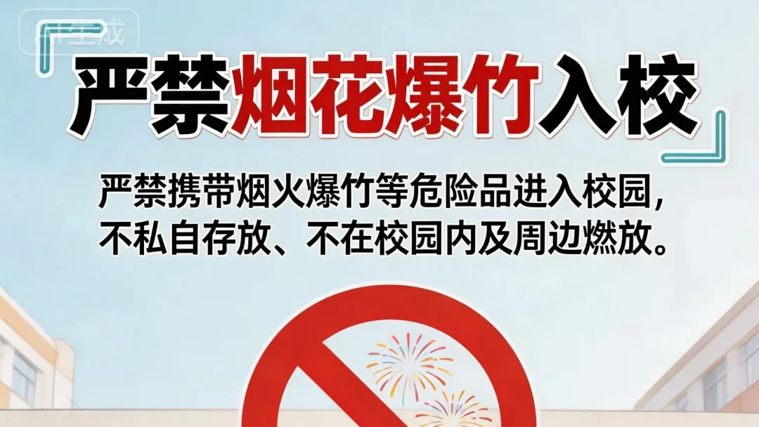 开学第一课，先上安全课！