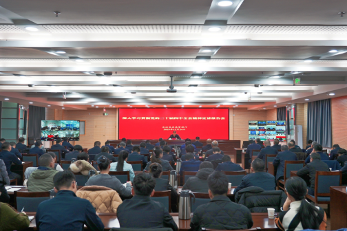 自治区应急管理厅举行学习贯彻党的二十届四中全会精神宣讲报告会